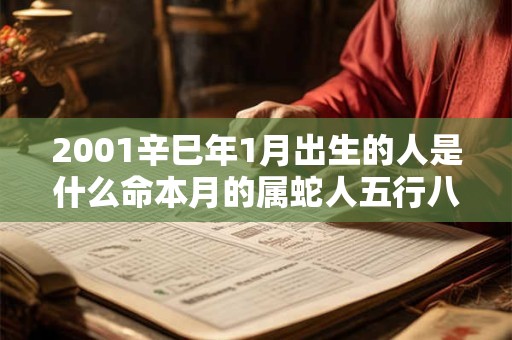 2001辛巳年1月出生的人是什么命本月的属蛇人五行八字查询