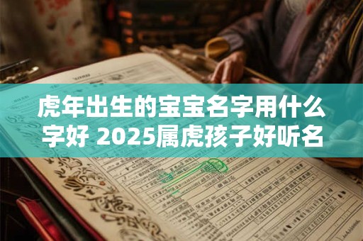 虎年出生的宝宝名字用什么字好 2025属虎孩子好听名