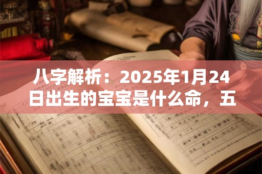 八字解析：2025年1月24日出生的宝宝是什么命，五行缺什么