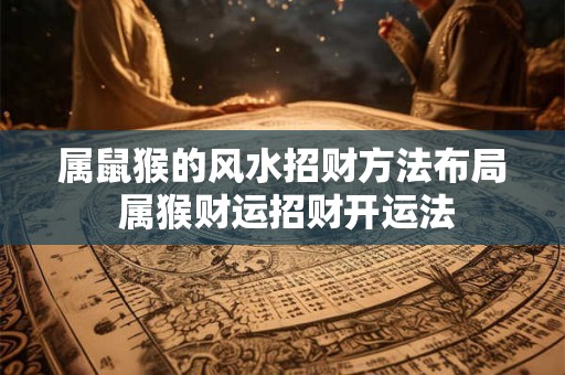 属鼠猴的风水招财方法布局 属猴财运招财开运法