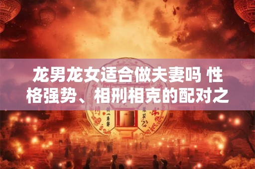 龙男龙女适合做夫妻吗 性格强势、相刑相克的配对之道解析