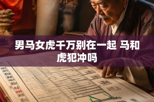 男马女虎千万别在一起 马和虎犯冲吗