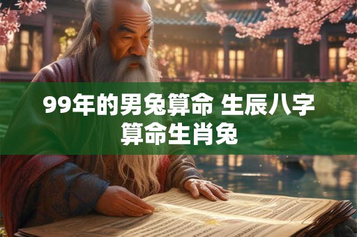 99年的男兔算命 生辰八字算命生肖兔