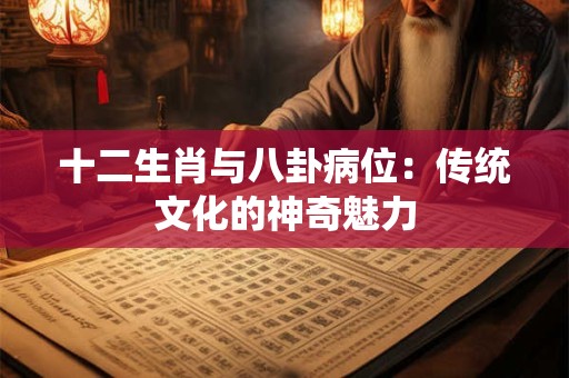 十二生肖与八卦病位：传统文化的神奇魅力