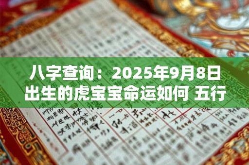 八字查询：2025年9月8日出生的虎宝宝命运如何 五行缺什么
