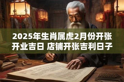 2025年生肖属虎2月份开张开业吉日 店铺开张吉利日子