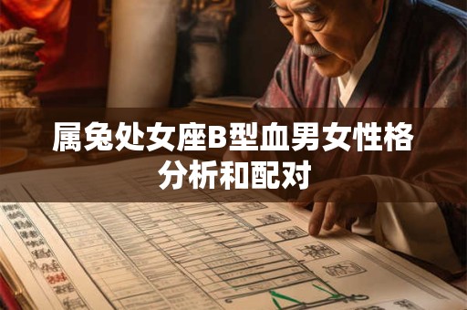 属兔处女座B型血男女性格分析和配对