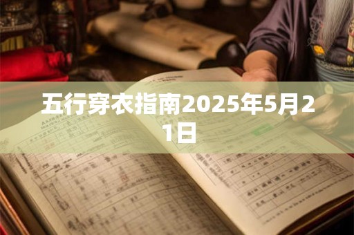 五行穿衣指南2025年5月21日