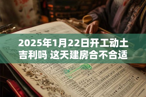 2025年1月22日开工动土吉利吗 这天建房合不合适 2025年1月22日开工动土吉利吗 这天建房合不合适