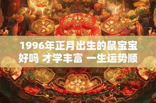 1996年正月出生的鼠宝宝好吗 才学丰富 一生运势顺遂