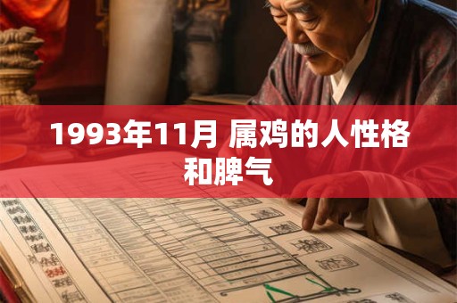 1993年11月 属鸡的人性格和脾气 1993年11月 属鸡的人性格和脾气