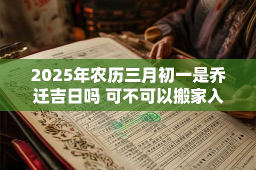2025年农历三月初一是乔迁吉日吗 可不可以搬家入宅