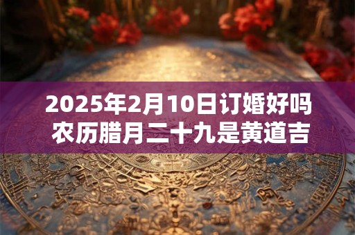 2025年2月10日订婚好吗 农历腊月二十九是黄道吉日吗