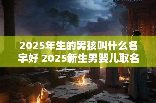 2025年生的男孩叫什么名字好 2025新生男婴儿取名