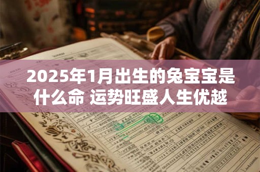 2025年1月出生的兔宝宝是什么命 运势旺盛人生优越