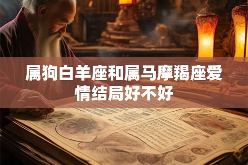 属狗白羊座和属马摩羯座爱情结局好不好