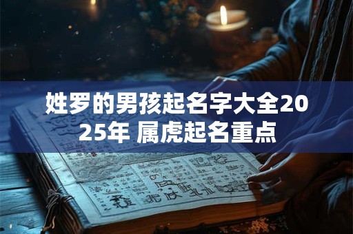 姓罗的男孩起名字大全2025年 属虎起名重点