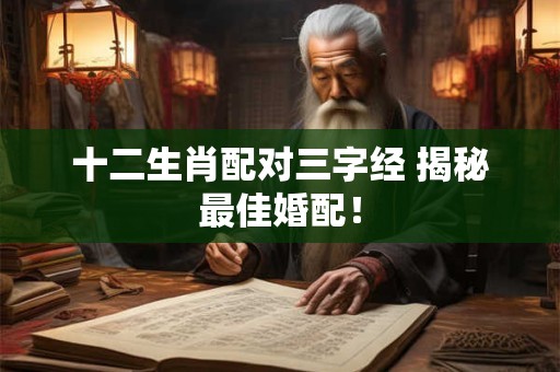 十二生肖配对三字经 揭秘最佳婚配! 十二生肖配对三字经 揭秘最佳婚配!