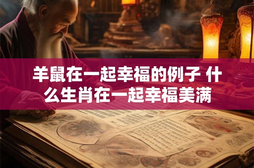 羊鼠在一起幸福的例子 什么生肖在一起幸福美满