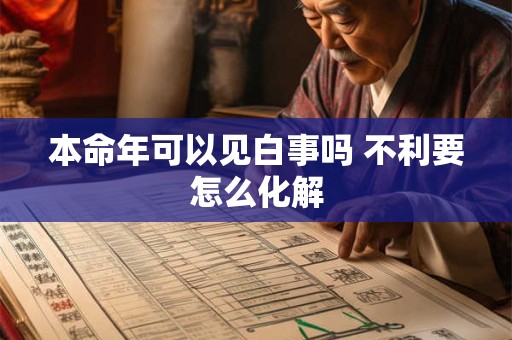 本命年可以见白事吗 不利要怎么化解