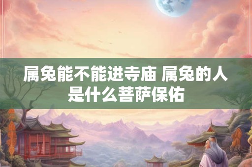 属兔能不能进寺庙 属兔的人是什么菩萨保佑