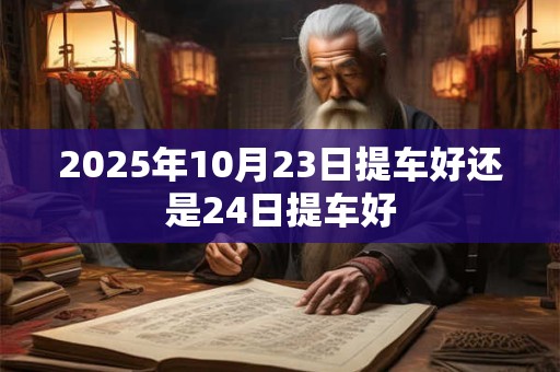 2025年10月23日提车好还是24日提车好