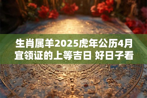 生肖属羊2025虎年公历4月宜领证的上等吉日 好日子看八字