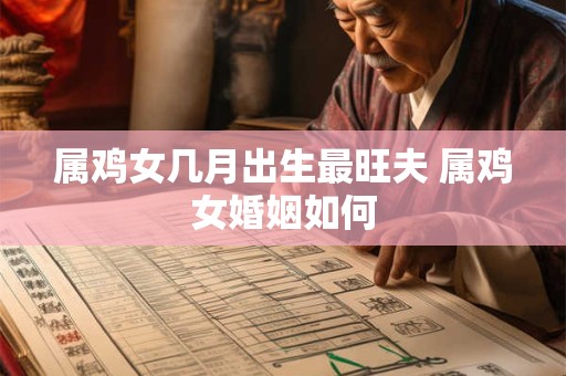属鸡女几月出生最旺夫 属鸡女婚姻如何 属鸡女几月出生最旺夫 属鸡女婚姻如何