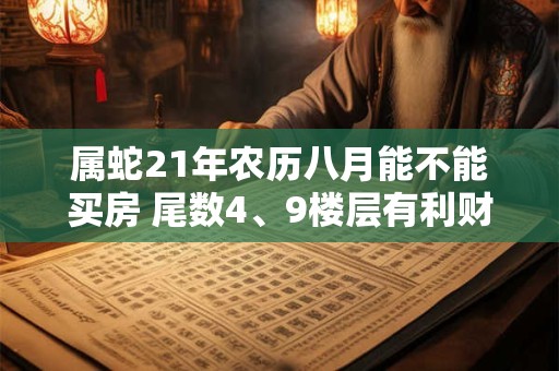 属蛇21年农历八月能不能买房 尾数4、9楼层有利财运