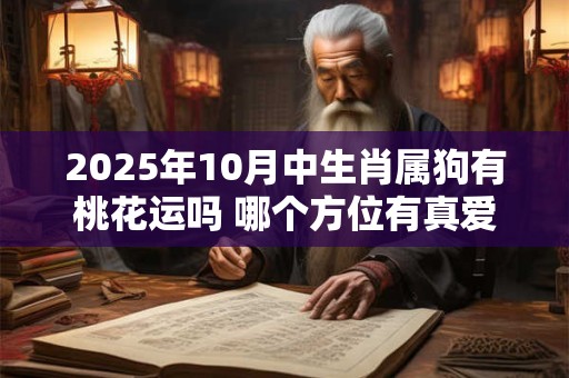 2025年10月中生肖属狗有桃花运吗 哪个方位有真爱