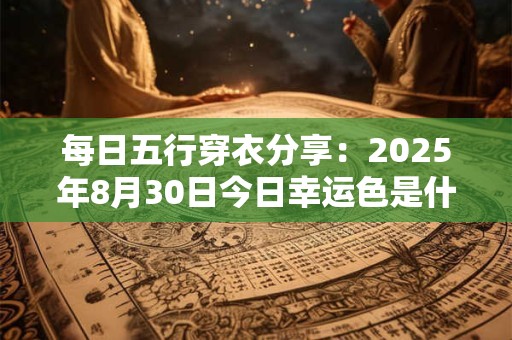 每日五行穿衣分享：2025年8月30日今日幸运色是什么