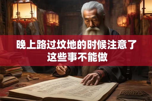 晚上路过坟地的时候注意了 这些事不能做 晚上路过坟地的时候注意了 这些事不能做