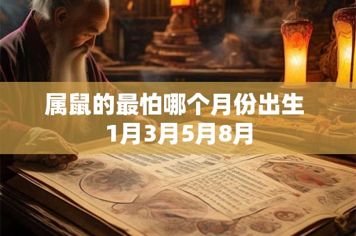 详细阅读:属鼠的最怕哪个月份出生 1月3月5月8月 属鼠的最怕哪个月份出生 1月3月5月8月