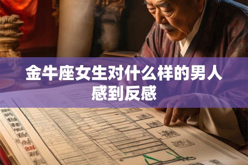 详细阅读:金牛座女生对什么样的男人感到反感 金牛座女生对什么样的男人感到反感