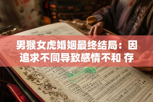 男猴女虎婚姻最终结局：因追求不同导致感情不和 存在巨大问题