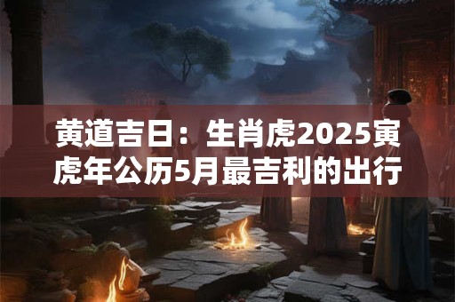 黄道吉日：生肖虎2025寅虎年公历5月最吉利的出行日子