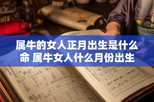 属牛的女人正月出生是什么命 属牛女人什么月份出生好
