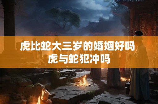 虎比蛇大三岁的婚姻好吗 虎与蛇犯冲吗