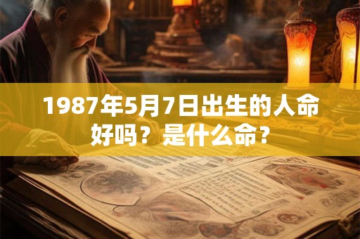 1987年5月7日出生的人命好吗？是什么命？
