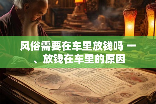 风俗需要在车里放钱吗 一、放钱在车里的原因 风俗需要在车里放钱吗 一、放钱在车里的原因
