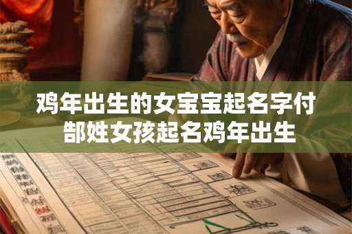 鸡年出生的女宝宝起名字付 郜姓女孩起名鸡年出生