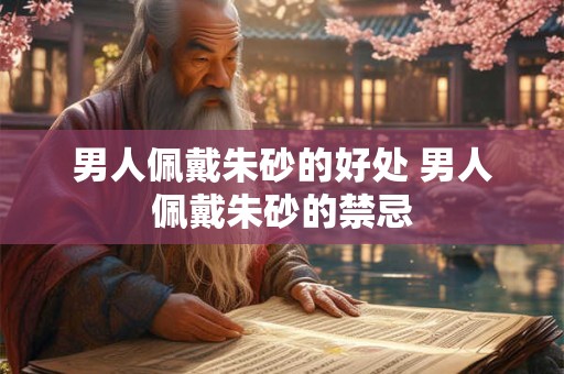 男人佩戴朱砂的好处 男人佩戴朱砂的禁忌
