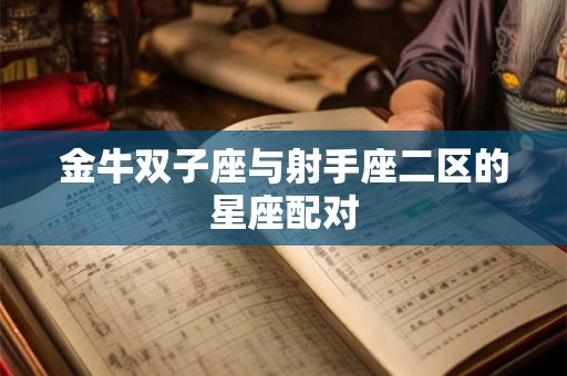 金牛双子座与射手座二区的星座配对
