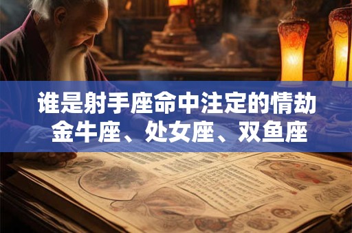 谁是射手座命中注定的情劫 金牛座、处女座、双鱼座