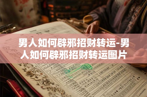 男人如何辟邪招财转运-男人如何辟邪招财转运图片