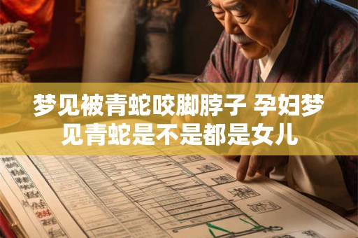 梦见被青蛇咬脚脖子 孕妇梦见青蛇是不是都是女儿