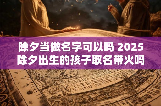 除夕当做名字可以吗 2025除夕出生的孩子取名带火吗