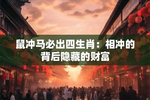 鼠冲马必出四生肖：相冲的背后隐藏的财富