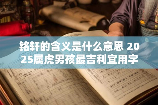 铭轩的含义是什么意思 2025属虎男孩最吉利宜用字