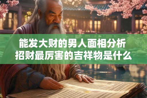 能发大财的男人面相分析 招财最厉害的吉祥物是什么